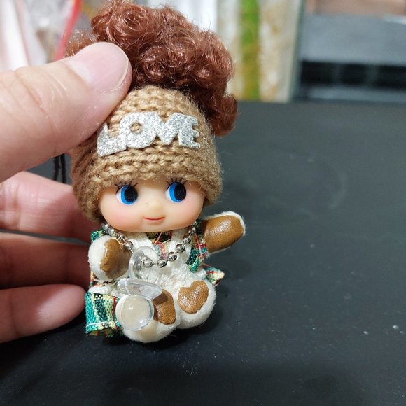 Super Cute Adorable Baby LOVE with Pacifier Phone Handbag Charm To Keychain - Picture 3 of 8